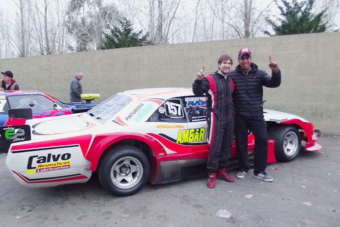 Los pilotos entrerianos en el Mouras de La Plata cuando se disputo la 4ta fecha del año