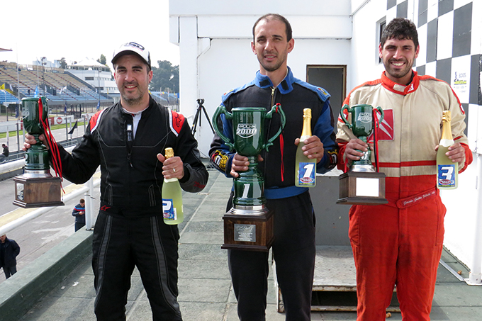 Netzel ganador, a su lado Diego Eiris (2°) y German Valente (3°)