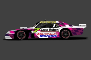 El diseño 2022 de la Chevy de Diego Chao para correr en la Clase A.