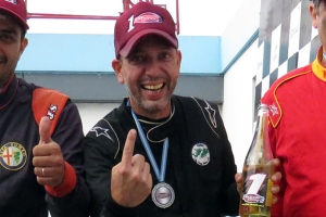 Diego Ramos ganó con la Chevy roja y se acercó a la punta del campeonato de la Clase B. 