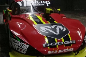 La Dodge convencional del binomio Daniel y Juan Cruz Carini espera el armado final del motor nuevo para volver a la Clase B.