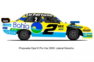 El diseño del Opel K 180 versión 2022 de Luciano Fortunato.