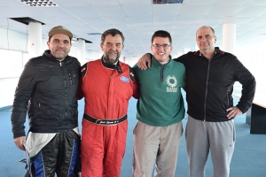 Dario Mendoza, Juan Jose Eguia (p), Juan Jose Eguia (h) y Alejandro Mezzamico (de izquierda a derecha)
