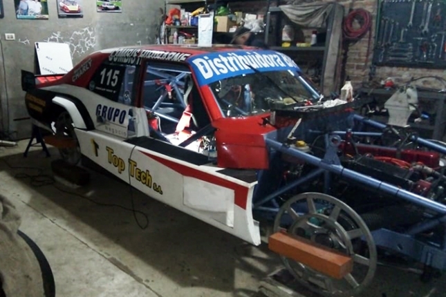 El Chevrolet N° 115 de &quot;Pato&quot; Bombardieri en etapa de preparación para volver el próximo 5 de Agosto a la Clase B del Procar4000.