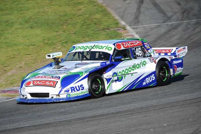 Nicolás Biondo y el Ford N° 46 de la Clase A del Procar4000 protagonistas desde que debutó en la categoría.