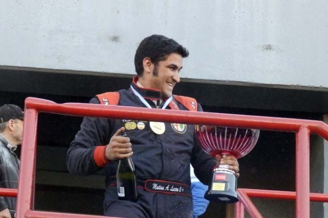 Matías Lucero ganó por segunda vez consecutiva en la Clase A y continua firme en la punta del campeonato.