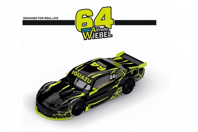 Este será el diseño que llevará Alfredo Wiebel en su Chevrolet dentro de la Clase B del Procar4000.