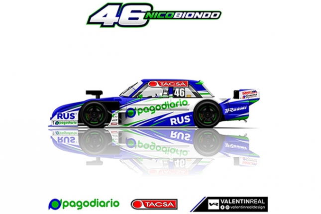 El diseño del Ford Falcon con el que Nico Biondo hará su debut en la Clase B del Procar4000 en 2020.