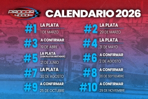 CALENDARIO 2026 DEL PROCAR 4000.