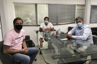 Adri&aacute;n Ciocci junto a Alejandro Levy y German Lagoa del TopRace. Se viene un s&uacute;per evento automovil&iacute;stico el pr&oacute;ximo 26, 27 y 28 de Febrero.